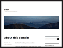 Tablet Screenshot of lidar.com